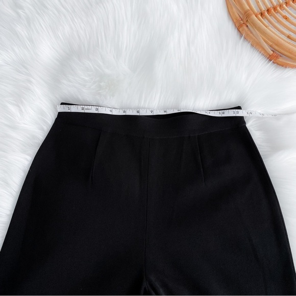 Misook Two Piece Set Top And Pants Black Silver Hardware Suite Long Sleeve - Picture 10 of 16